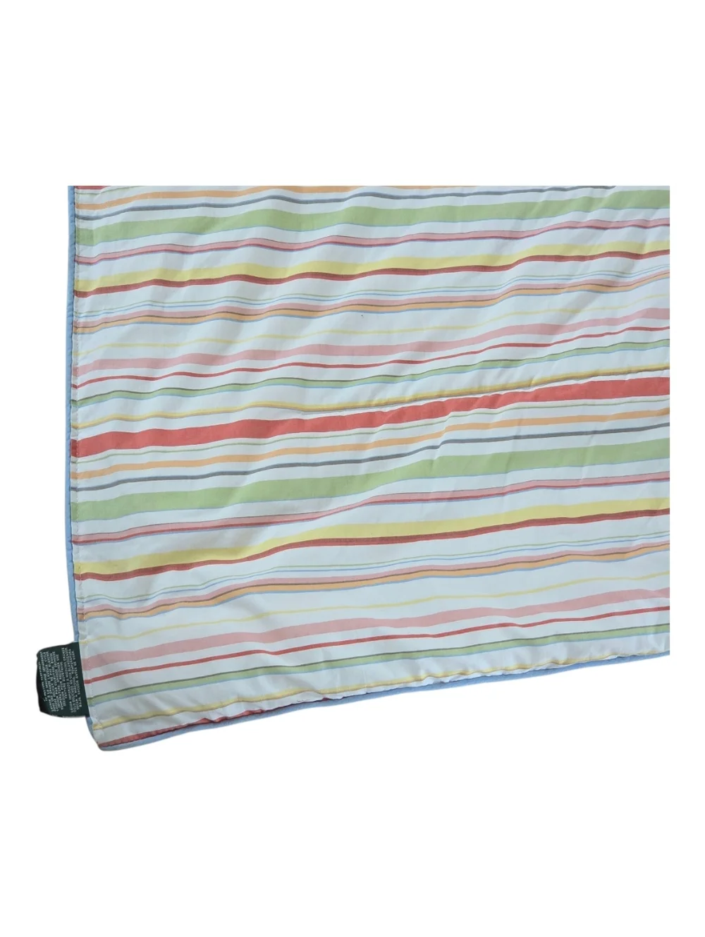 Ralph Lauren Harbor View Striped Comforter 100% Cotton 98x92 VTG Spring Summer